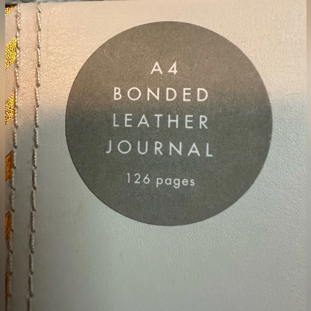 New! Kikki k- A4 bonded leather‎ lined journal 126 pages